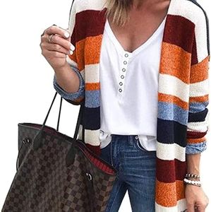 Vibrant fall colors cardigan
